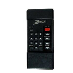 Genuine Zenith TV Remote Control 124-128-36 Tested Working